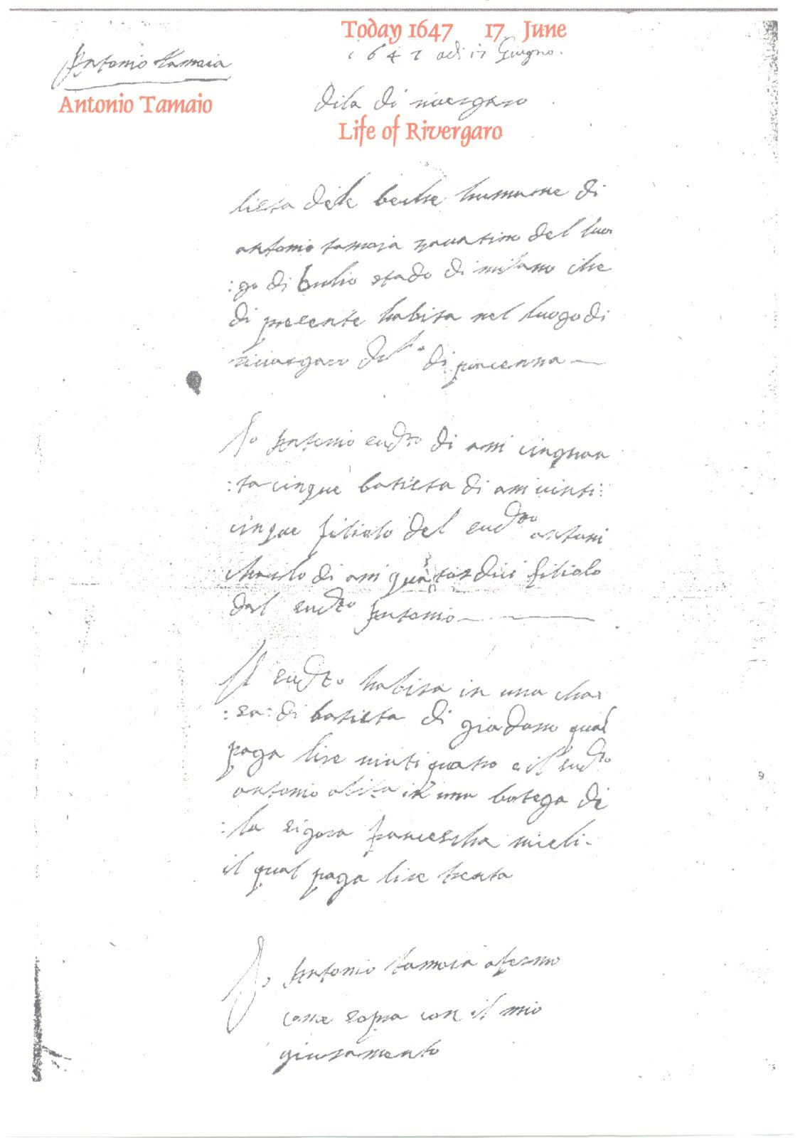 Tamoglia Doc 1