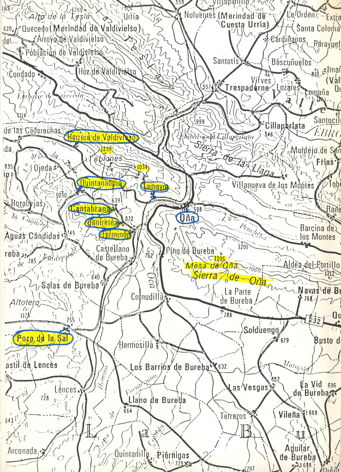 Pueblos del entorno