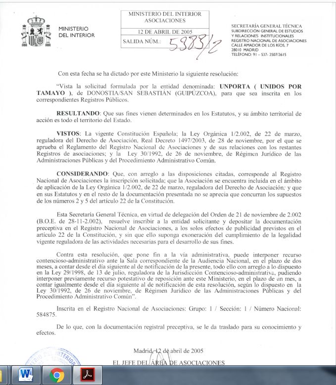 Unporta cert estuto